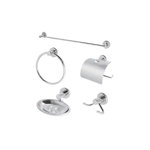 Kit 5 Peças Cromado Inox Stander SSMetais