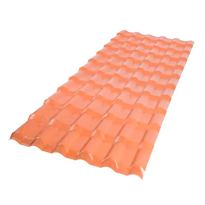 TELHA PLAN PVC 1,98X0,88 06 ONDAS TERRACOTA AFORT