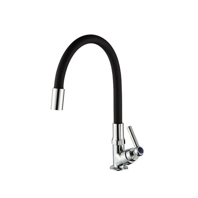 Torneira de Cozinha ABS Mesa 6743 Flexível Black Deckcasa
