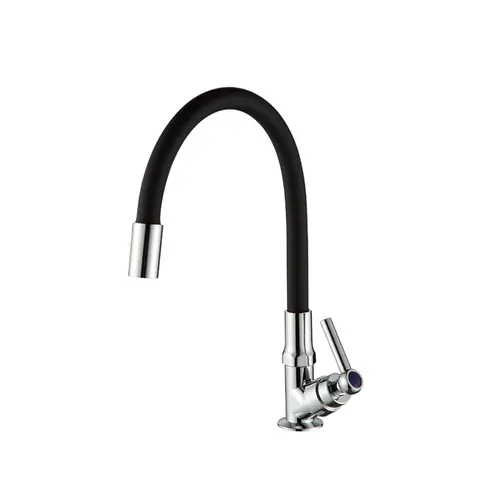 Torneira de Cozinha ABS Mesa 6743 Flexível Black Deckcasa