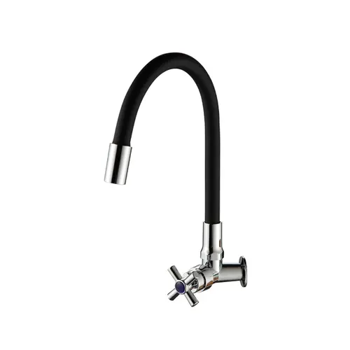 Torneira de Cozinha ABS Parede 6743 Flexível Black Deckcasa