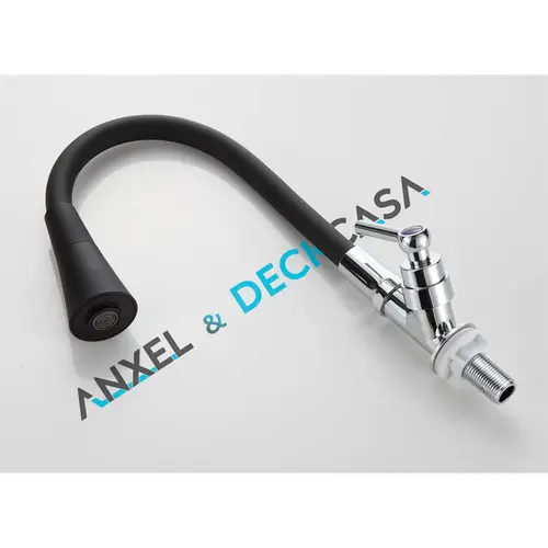 Torneira de Cozinha ABS Mesa 6745 Jato Duplo Black Deckcasa