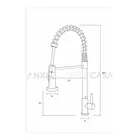 Torneira de Cozinha Gourmet Fria Mesa 1692 Black Deckcasa