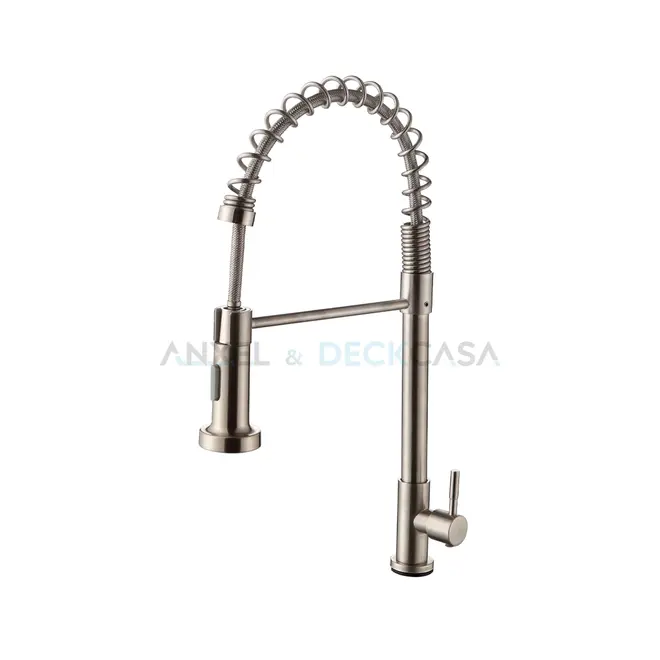 Torneira de Cozinha Gourmet Fria Mesa 1962 Escovada Deckcasa