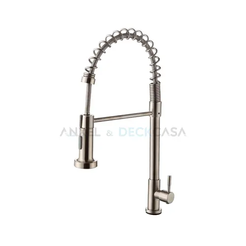 Torneira de Cozinha Gourmet Fria Mesa 1962 Escovada Deckcasa