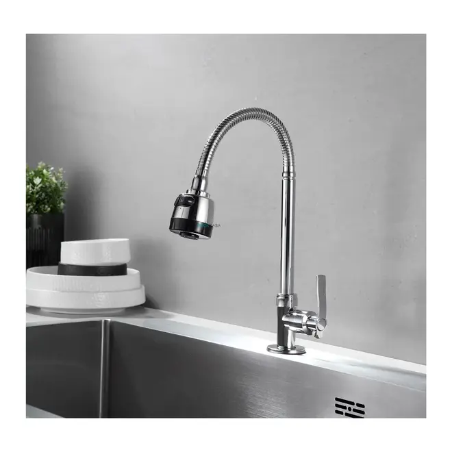 Torneira de Cozinha Mesa 6602 Gourmet Cromada Deckcasa