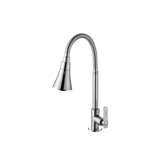 Torneira de Cozinha Mesa 6614 Jato Duplo Cromada Deckcasa