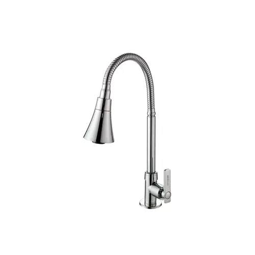 Torneira de Cozinha Mesa 6614 Jato Duplo Cromada Deckcasa