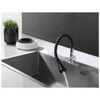 Torneira de Cozinha de Mesa 6607 com Jato Duplo Black Deckcasa
