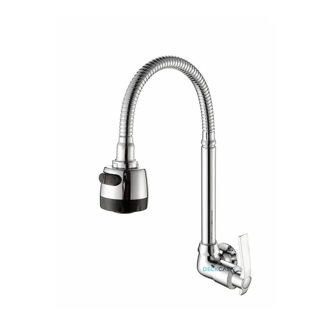 Torneira de Cozinha Parede 6602 Gourmet Cromada Deckcasa