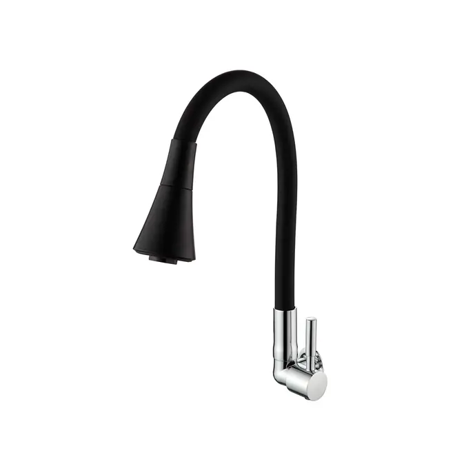 Torneira de Cozinha Parede 6607 Jato Duplo Black Deckcasa