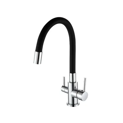 Torneira Monocomando Flexível para Cozinha Cromada Deckcasa
