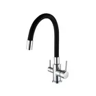 Torneira Monocomando Flexível para Cozinha Cromada Deckcasa