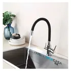 Torneira Monocomando Flexível para Cozinha Cromada Deckcasa