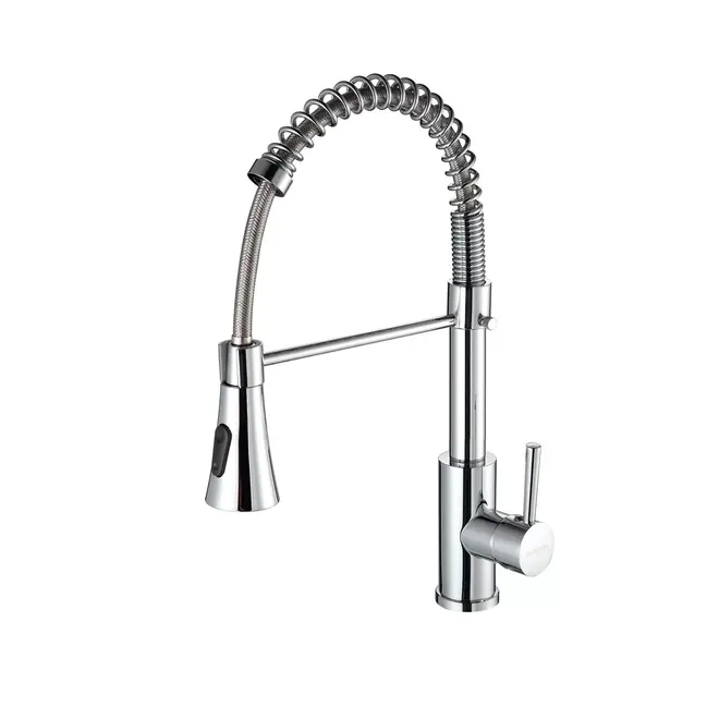 Torneira Monocomando Gourmet para Cozinha com Ducha Cromada Deckcasa