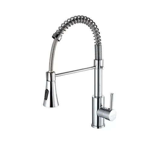 Torneira Monocomando Gourmet para Cozinha com Ducha Cromada Deckcasa