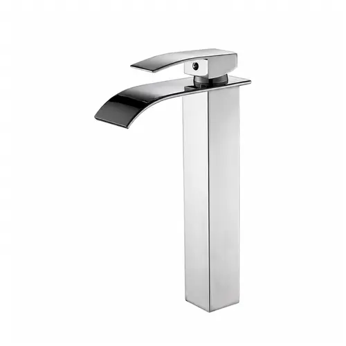 Torneira Monocomando para Lavatório Alta 6020 Cascata Cromada Deckcasa
