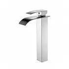 Torneira Monocomando para Lavatório Alta 6020 Cascata Cromada Deckcasa