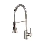 Torneira Monocomando Gourmet para Cozinha com Ducha Escovado Deckcasa