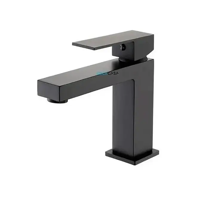 Torneira Monocomando para Lavatório Baixa 6036 Quadrada Black Deckcasa