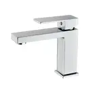 Torneira Monocomando para Lavatório Baixa 6036 Quadrada Cromada Deckcasa
