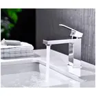 Torneira Monocomando para Lavatório Baixa 6036 Quadrada Cromada Deckcasa