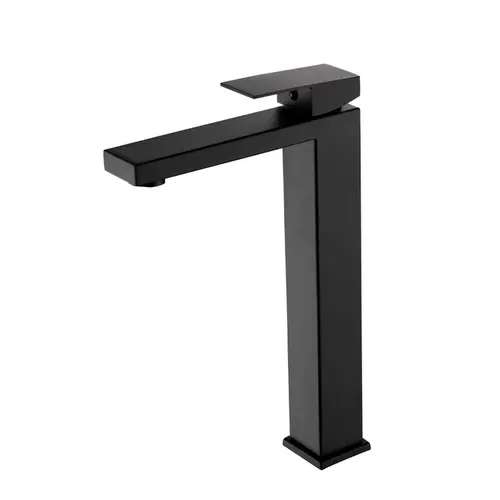 Torneira Monocomando para Lavatório Alta 6036 Quadrada Black Deckcasa