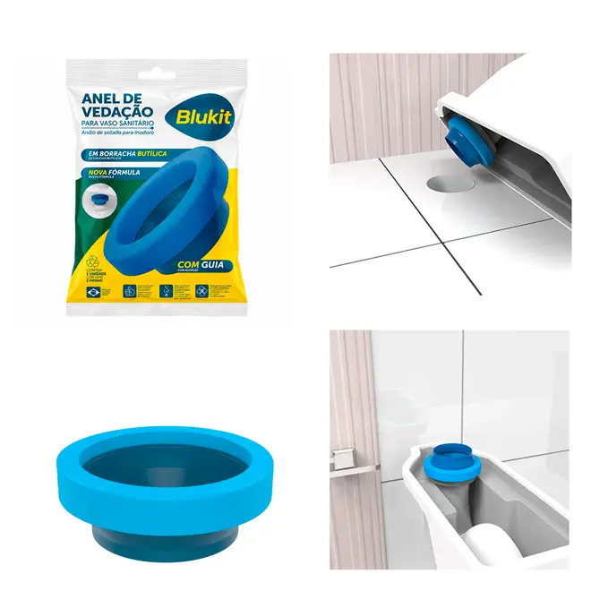 Anel de Vedação com Guia Blukit
