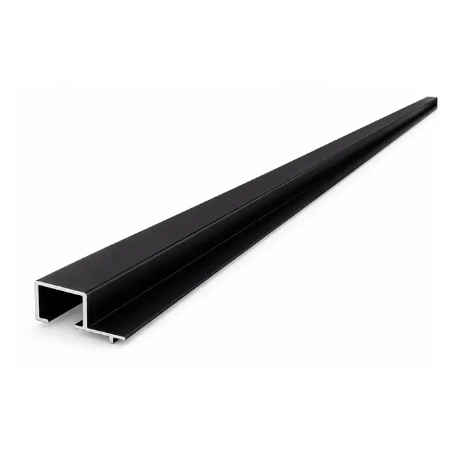 Friso de Junção 3Mt Preto Alumark