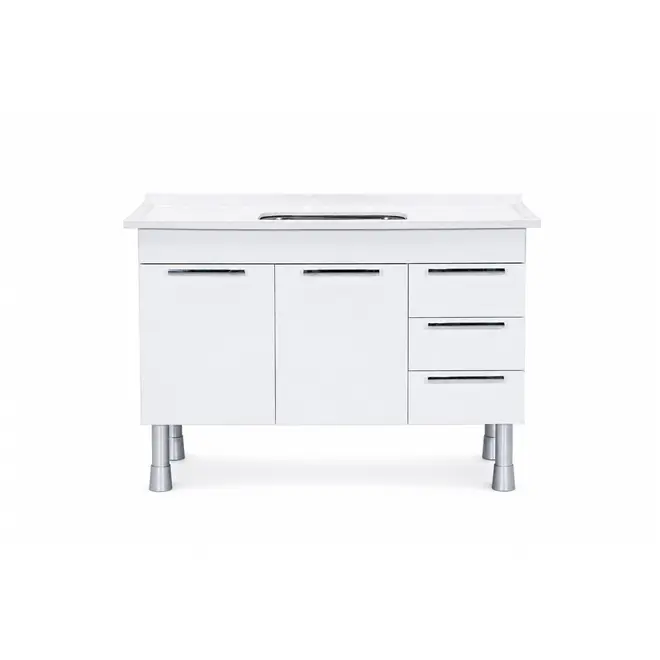 Gabinete de Cozinha Pratik 1,44 Branco Corso