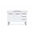 Gabinete de Cozinha Pratik 1,44 Branco Corso