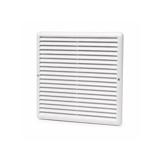 Grade de Ventilação Quadrada Branca 19x19 cm Ventokit
