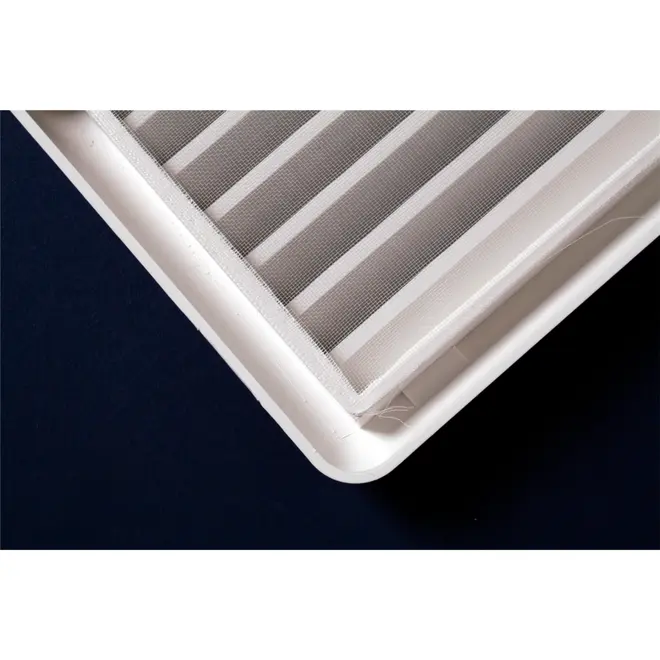 Grade de Ventilação Quadrada Branca 35x20 cm Ventokit