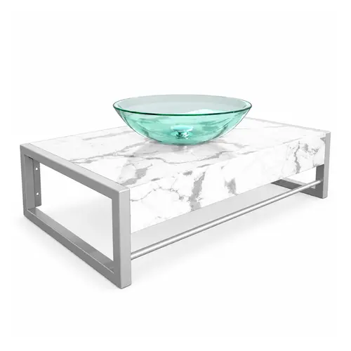 Lavabo Grécia Argos Branco 71cm Crismetal
