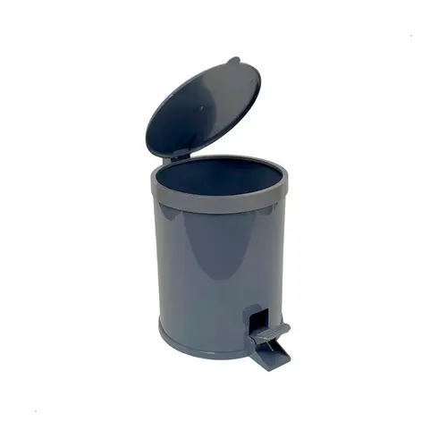 Lixeira com Pedal 12L Cinza 3485 Viel