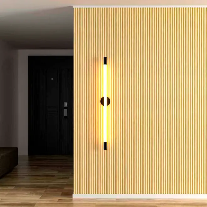 Painel Ripado Marfim em Barra 2,60m x 16cm Montblanc