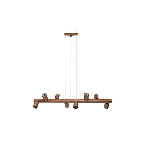 Pendente Amora 8 Lâmpadas E27 Cobre Taschibra