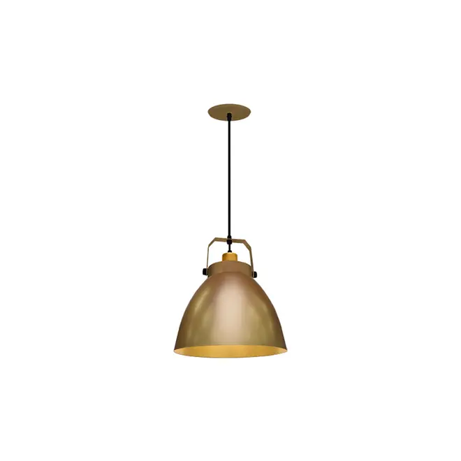 Pendente Navy 1 Lâmpada E27 Ouro Taschibra