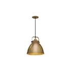 Pendente Navy 1 Lâmpada E27 Ouro Taschibra