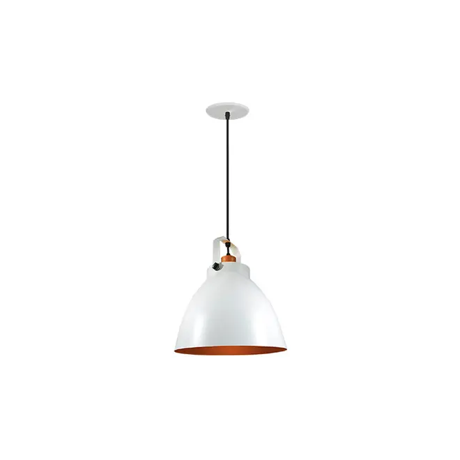 Pendente Navy 1 Lâmpada E27 Branco Taschibra