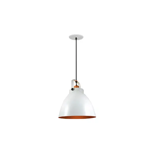 Pendente Navy 1 Lâmpada E27 Branco Taschibra