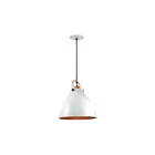 Pendente Navy 1 Lâmpada E27 Branco Taschibra