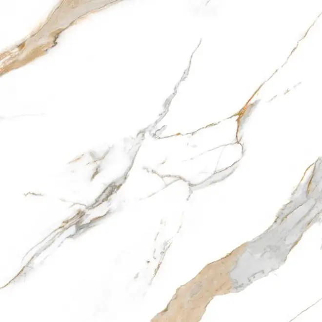 PORCELANATO 80X80 POLIDO CACACATA ORO LUX  CX 2,60M2 BIANCO