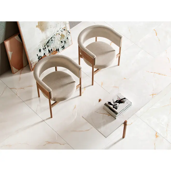 Porcelanato 83x83 Polido Ducal Lux 83055 Cx2,73m² Embramaco