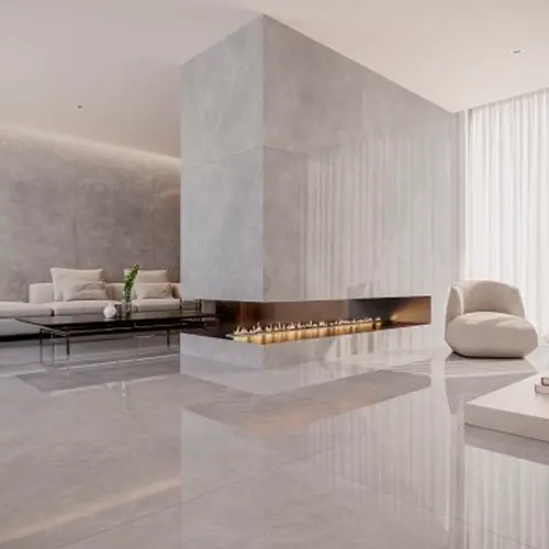 PORCELANATO 90X90 ACETINADO GRIS ARMANI SATIN CX 2,40M2 BIANCO