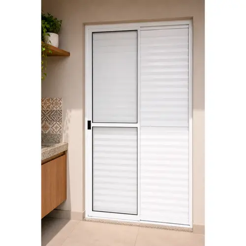 Porta Balcão 3 Folhas Light Branco 210x120 Lux