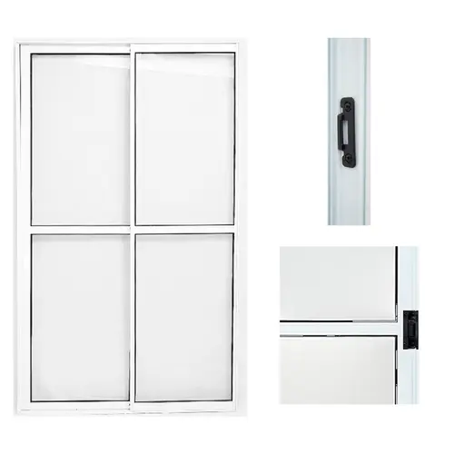 Porta Balcão 2 Folhas Light Branco 210x120 Lux