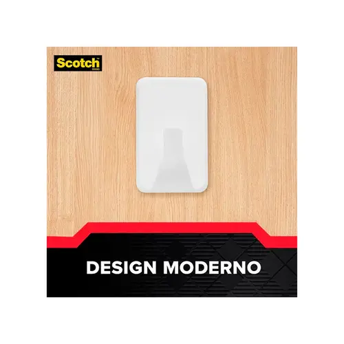 Gancho Scotch Grande Autocolante Branco 3M