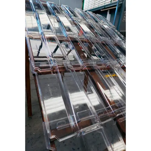 Telha Romana Pet Transparente 40x21cm Cersan