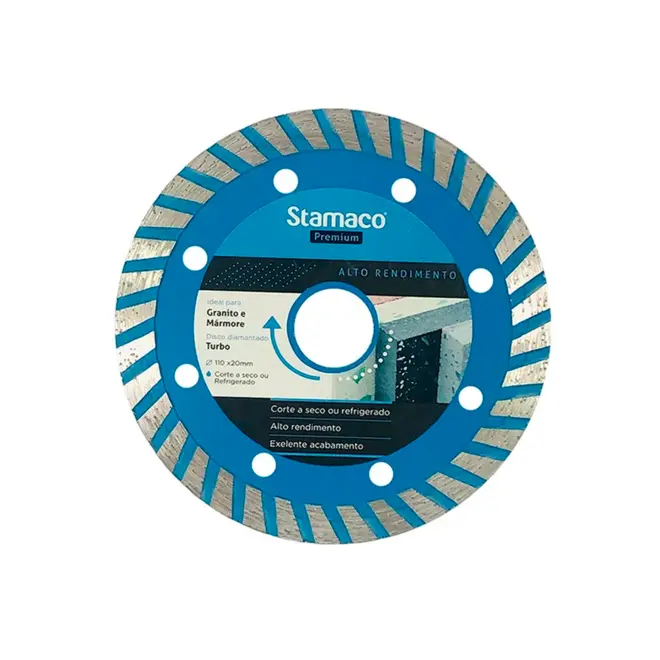 DISCO DIAMANTADO PREMIUM TURBO 4 3/8" STAMACO